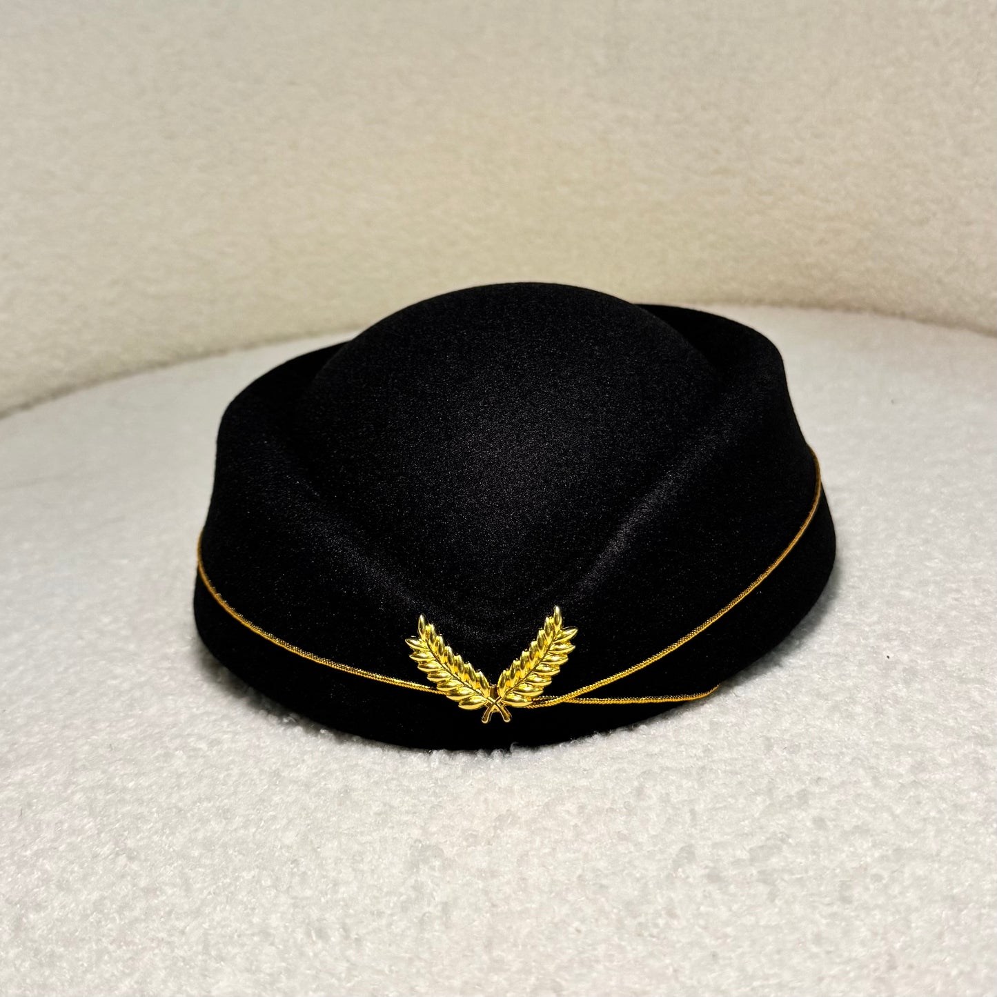 The Stewardess Hat Black