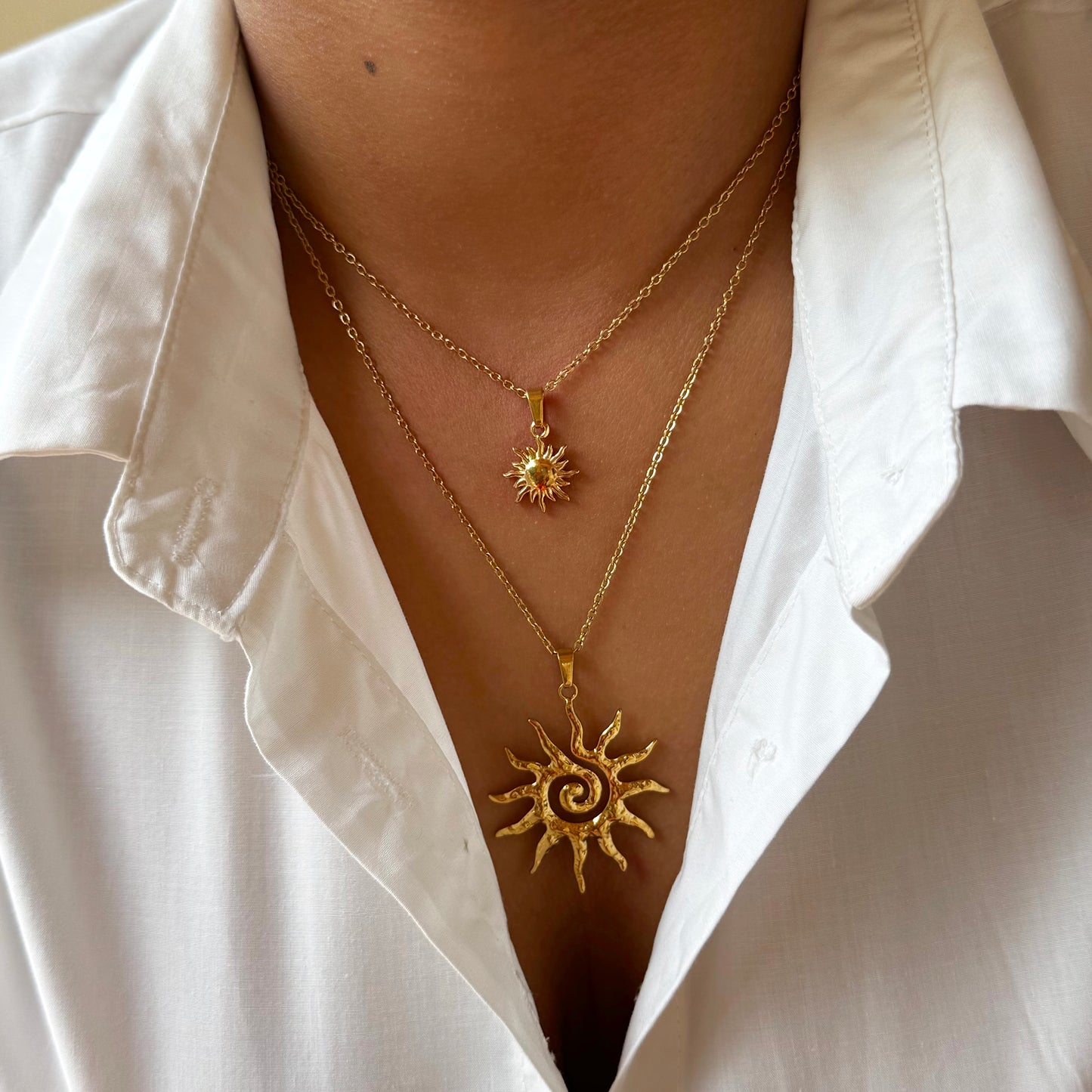 Sol Necklace- Gold