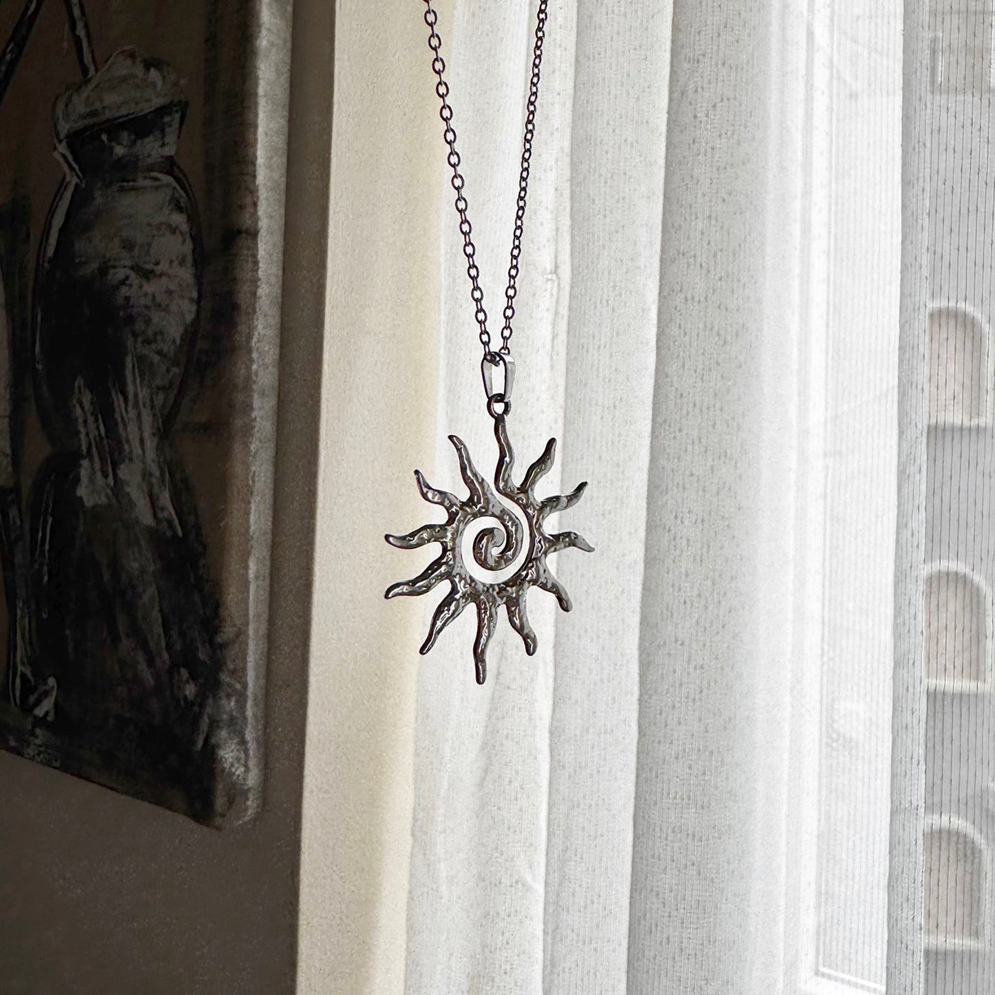 Sol Necklace-Silver
