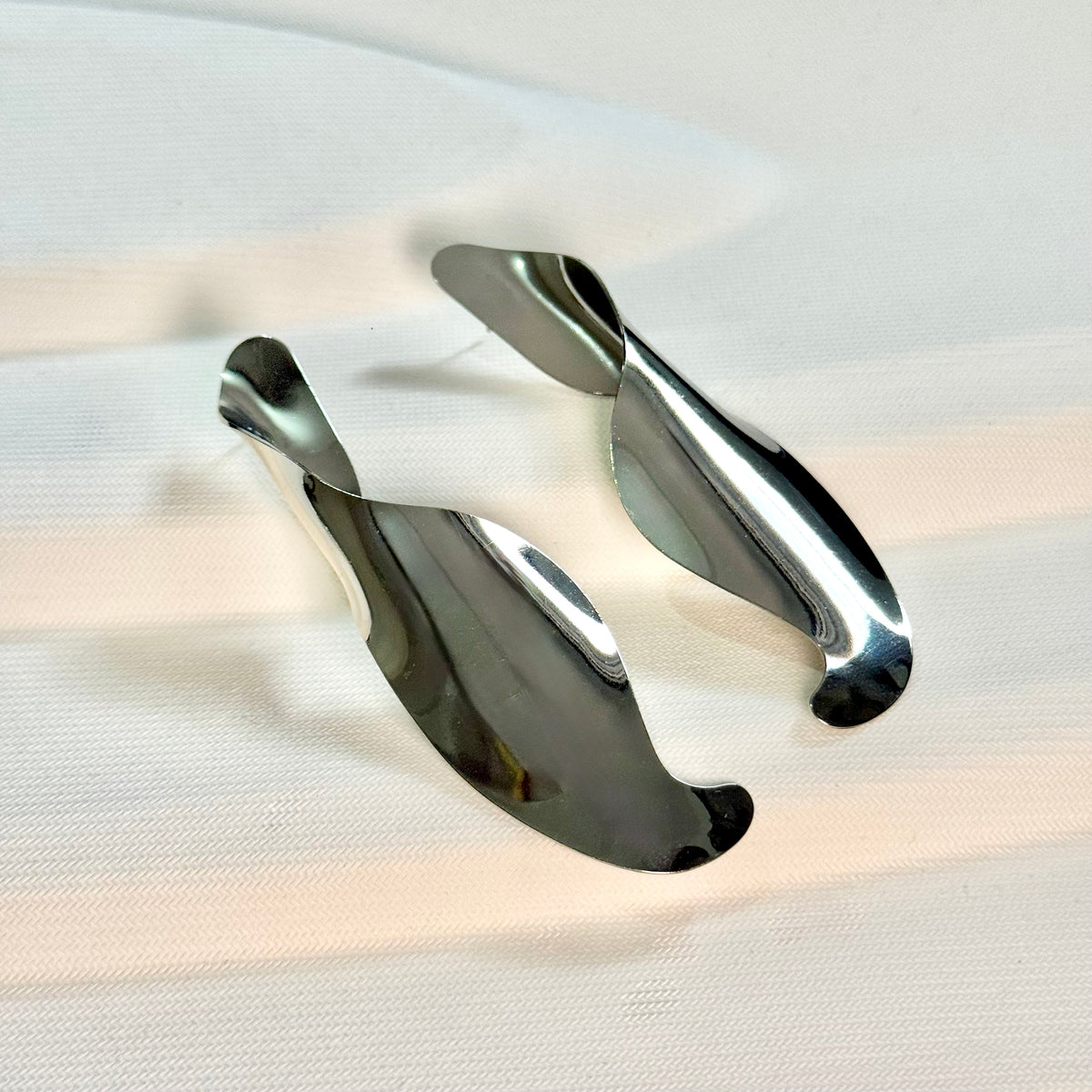 Whirlwind Earrings Silver