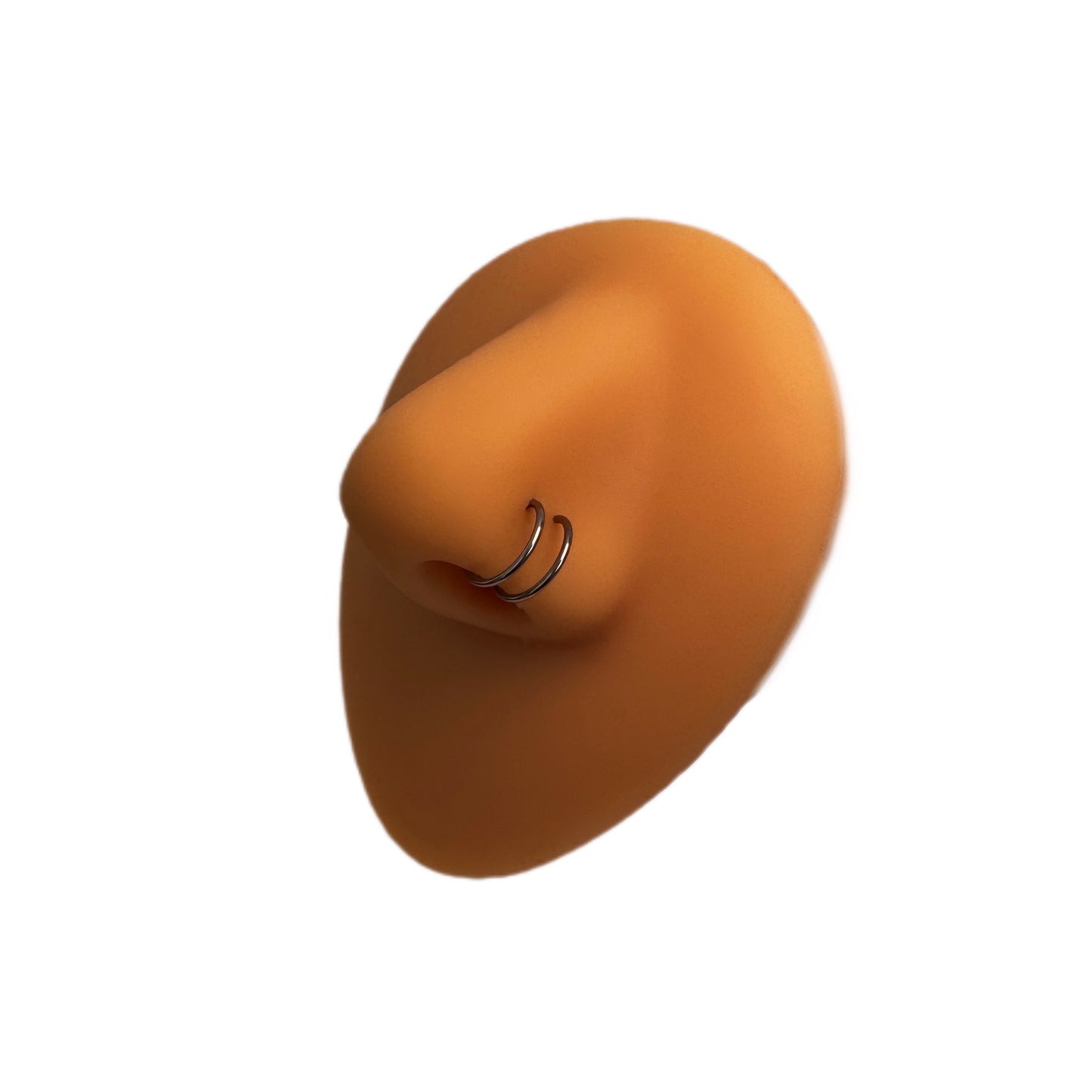 Double-Hoop Nose Ring