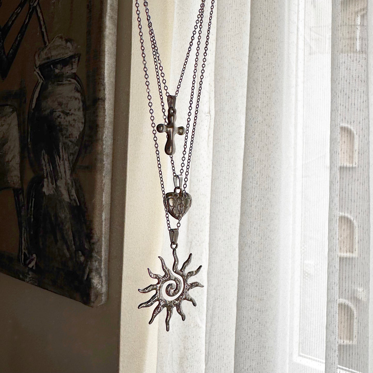 Sol Necklace-Silver