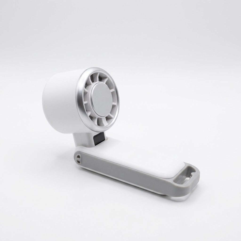 White Ice Hand Fan