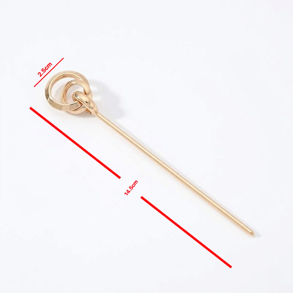 Gold Knot Hairpin
