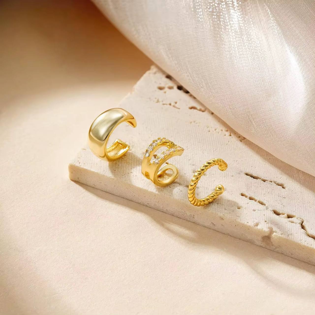 Triple Ear Cuff Set