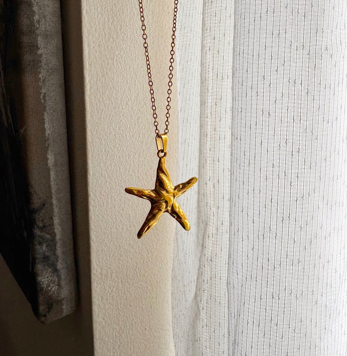 Starfish Necklace-Gold