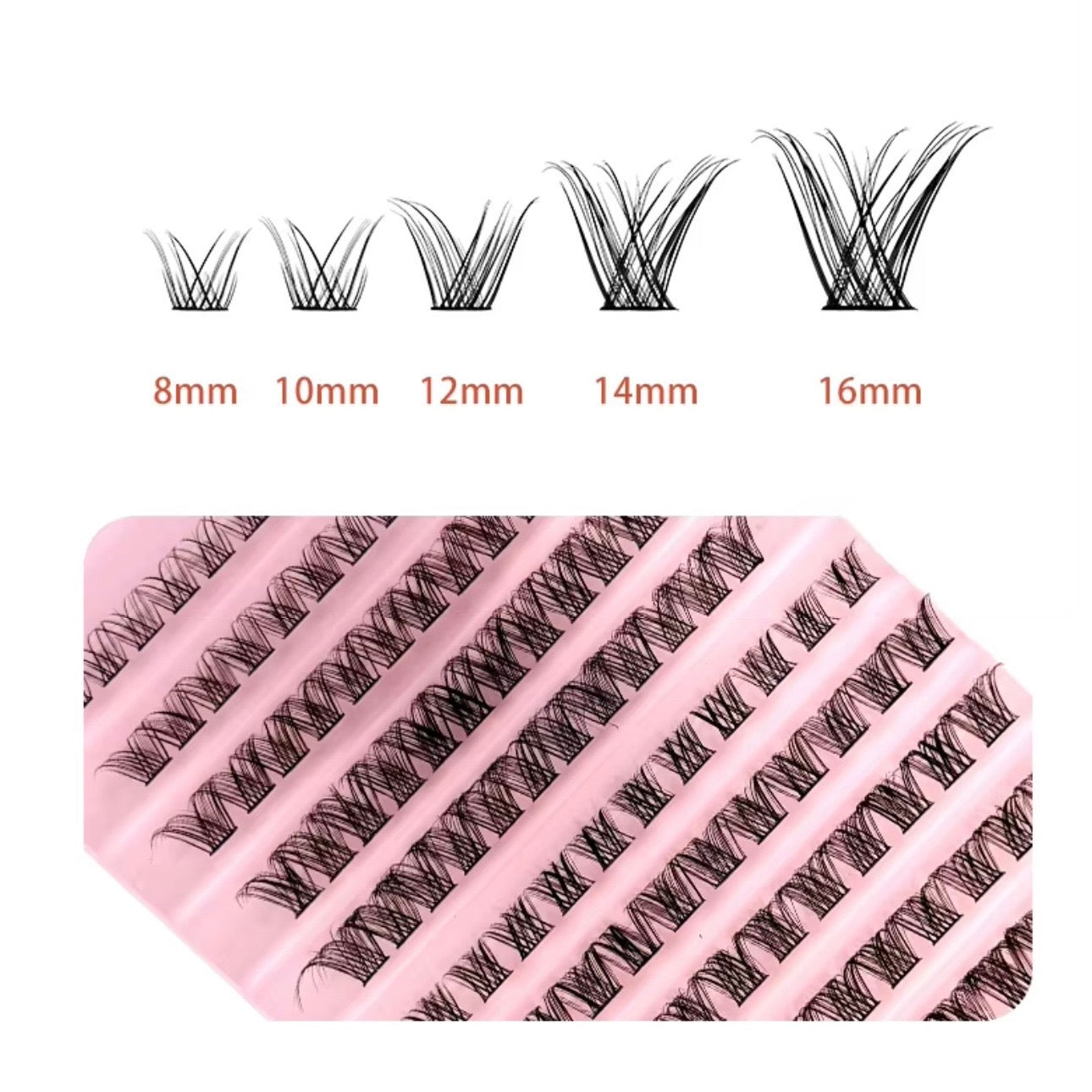 Cluster Lashes Set K028