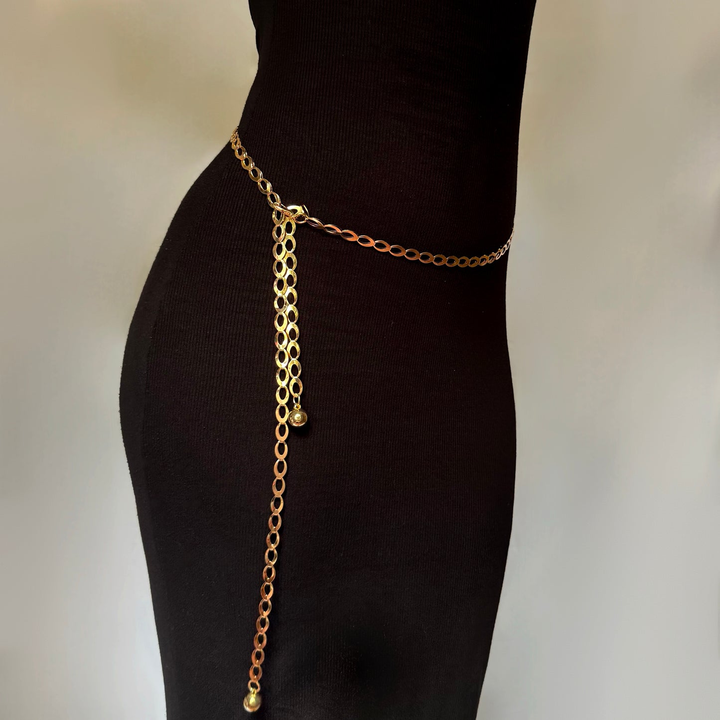 Onyx Chain Belt