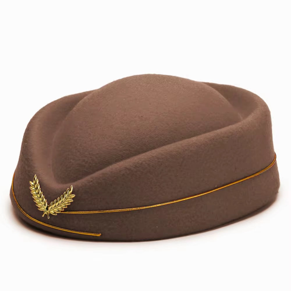 The Stewardess Hat Light Brown