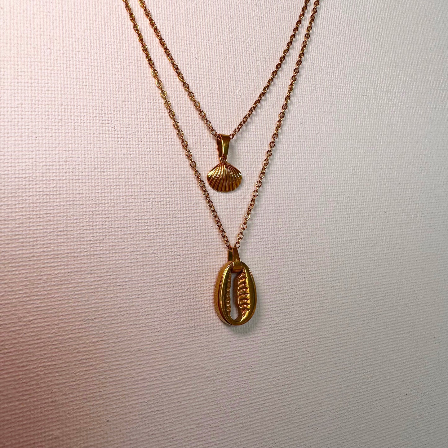 Gold Cowrie Necklace