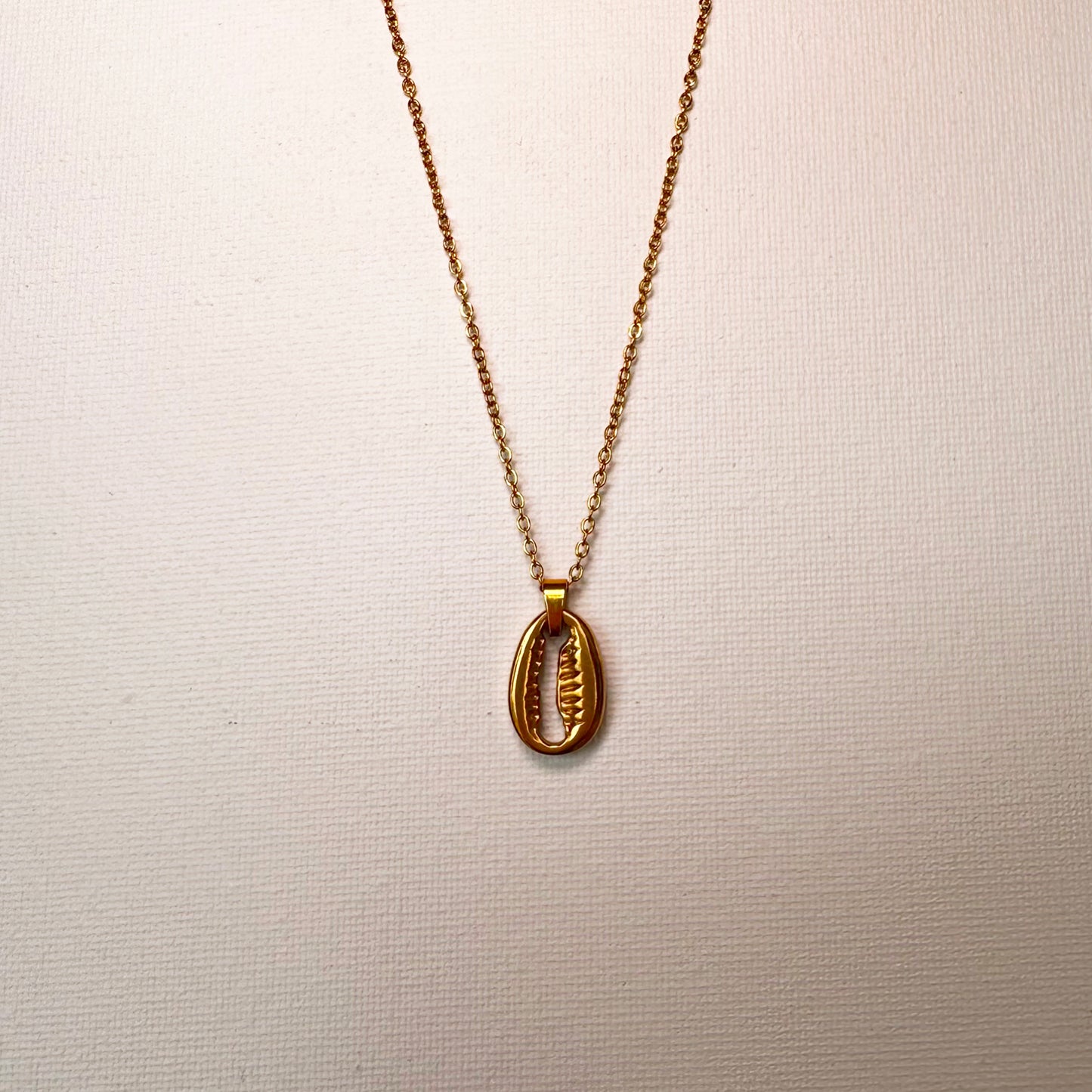 Gold Cowrie Necklace