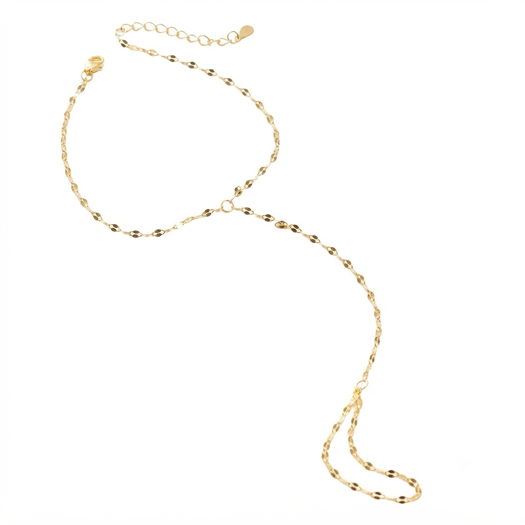 Amara Gold Hand Chain Bracelet