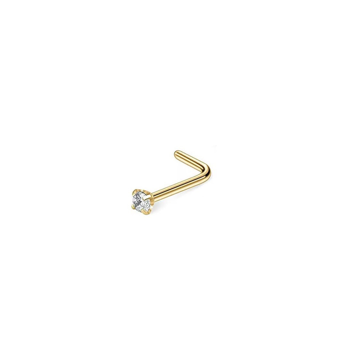 Ice Nose Stud L-shape 1mm
