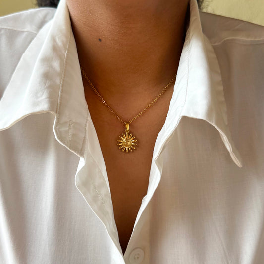 Sunflower Necklace