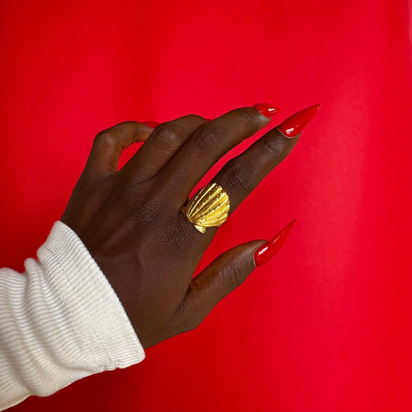 Chunky Shell Ring