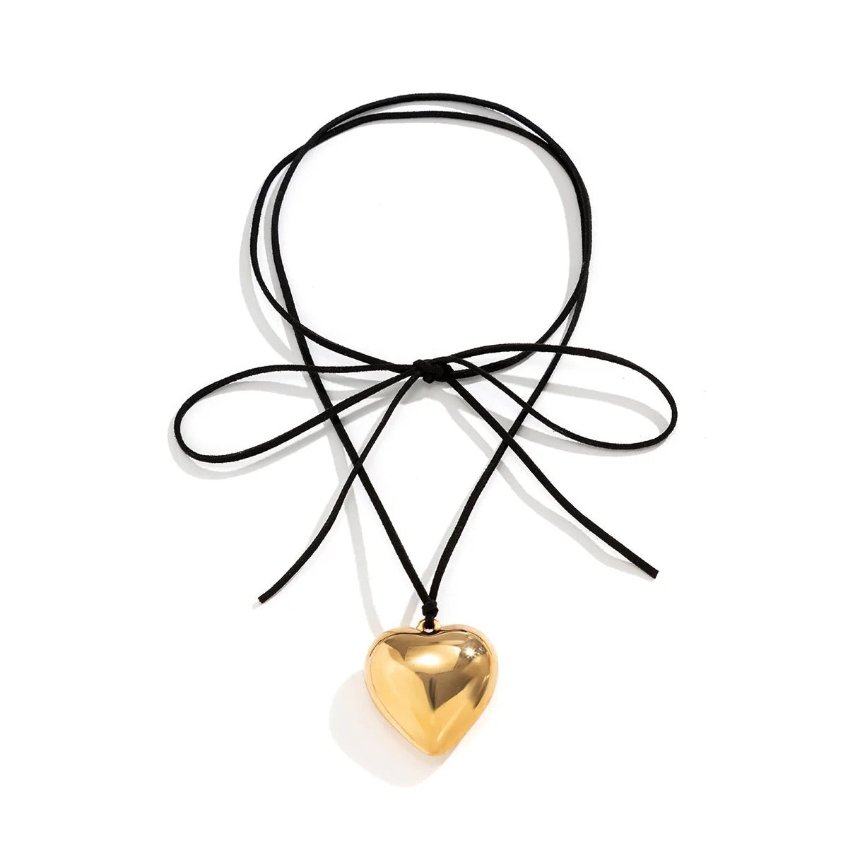 Nova Heart Choker Necklace - Queenlybypinupqueens Default Title