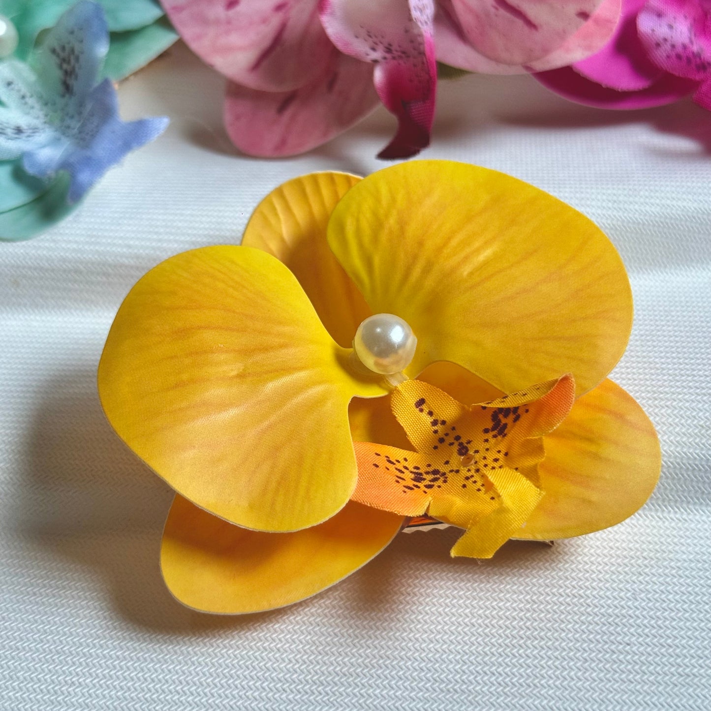Orchid Hair Clip