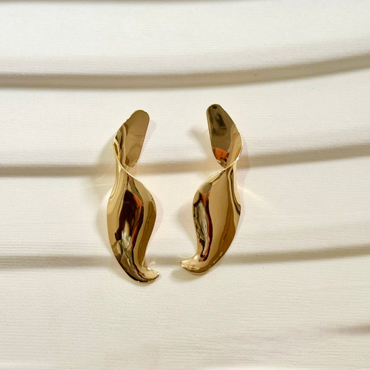 Whirlwind Earrings Gold