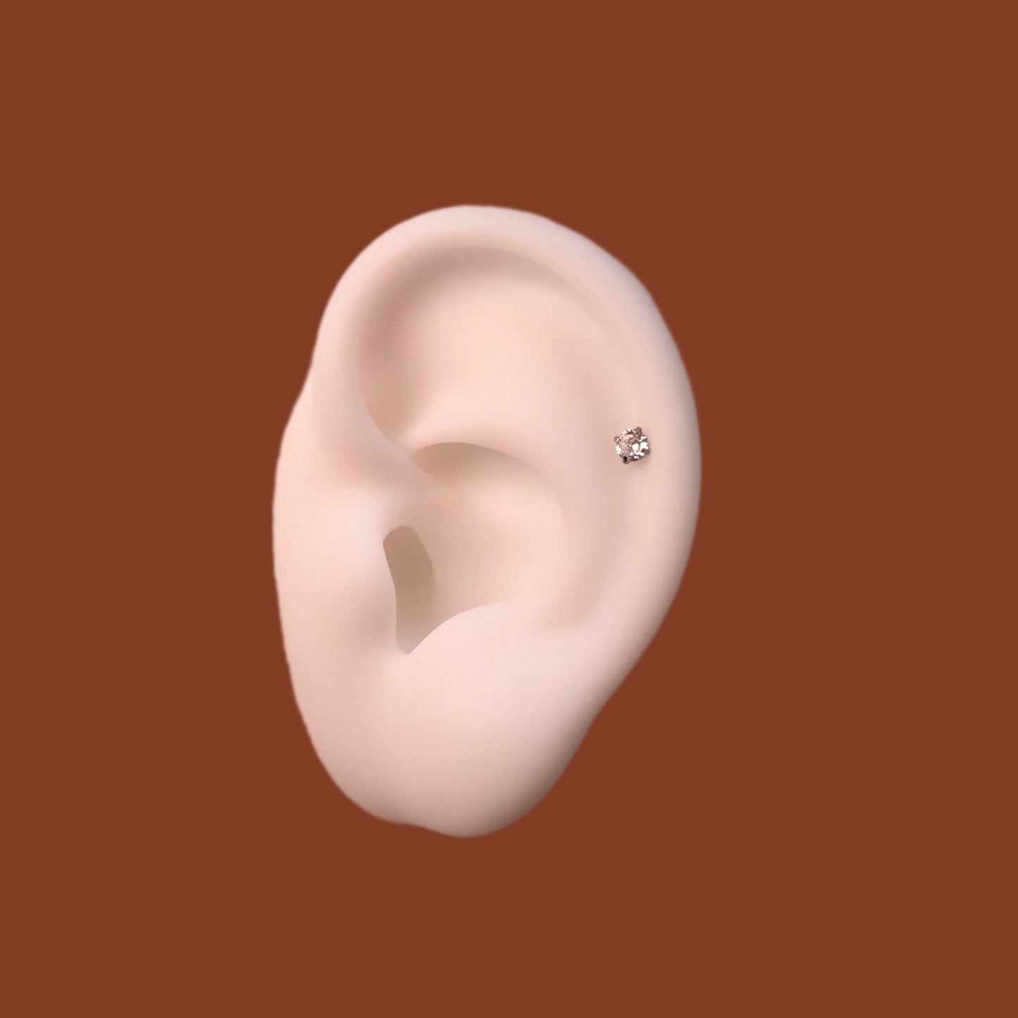 Round Flat Back Stud