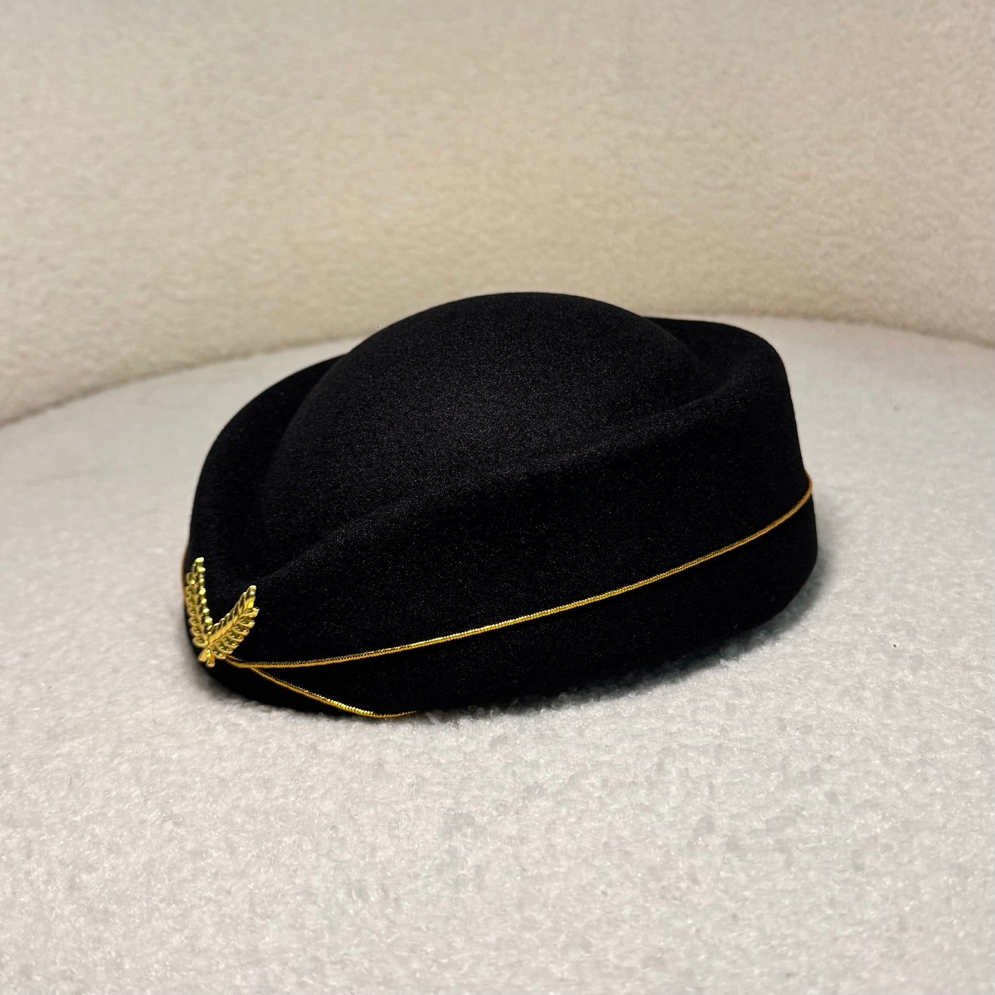 The Stewardess Hat Black