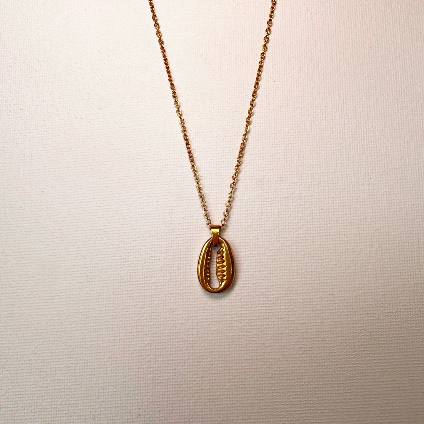 Gold Cowrie Necklace
