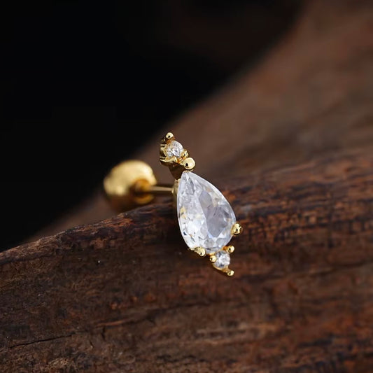 Teardrop Ear Stud