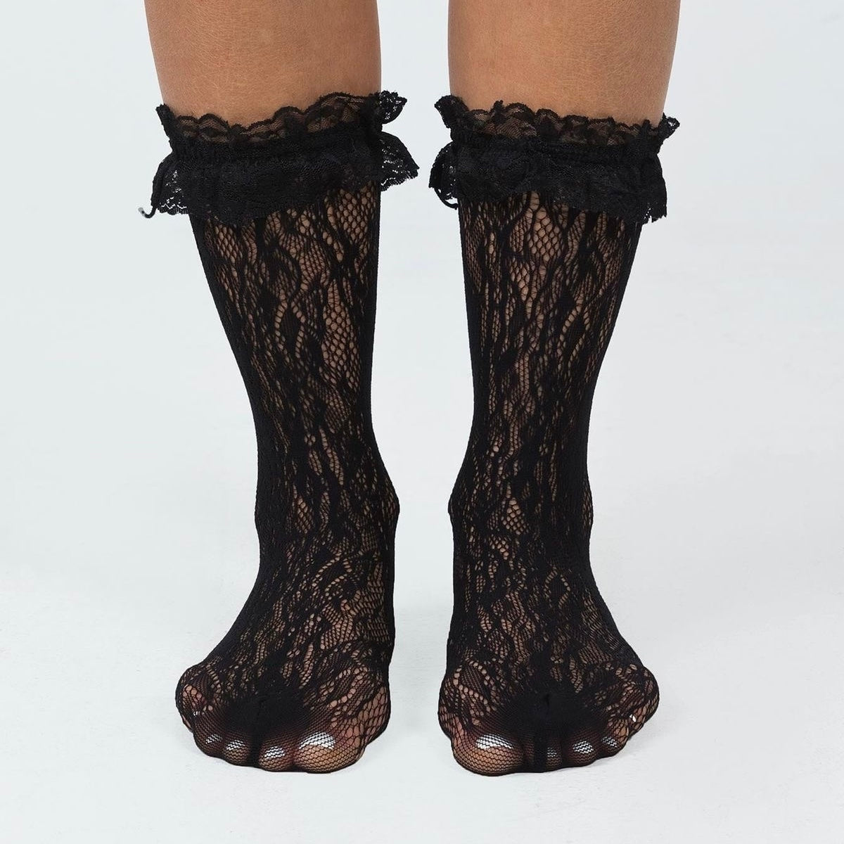 Lace Ruffle Socks