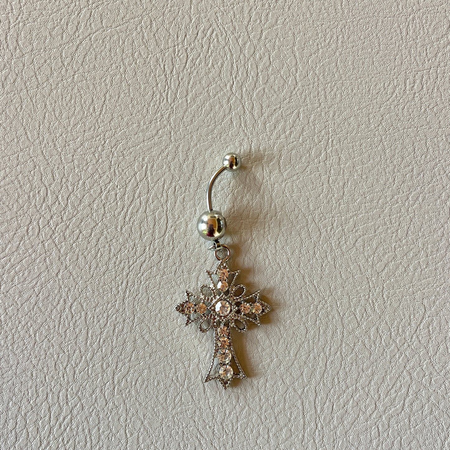 Crucifix Belly Ring