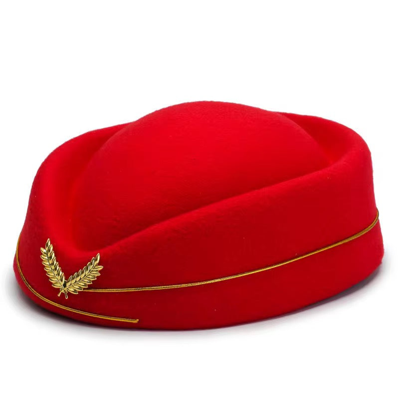 The Stewardess Hat Red