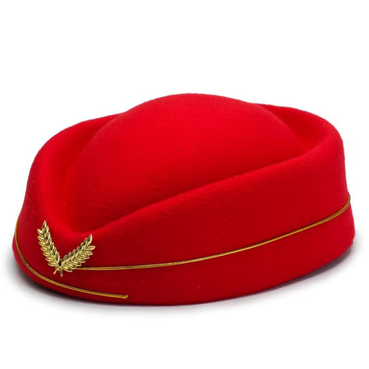 The Stewardess Hat Red