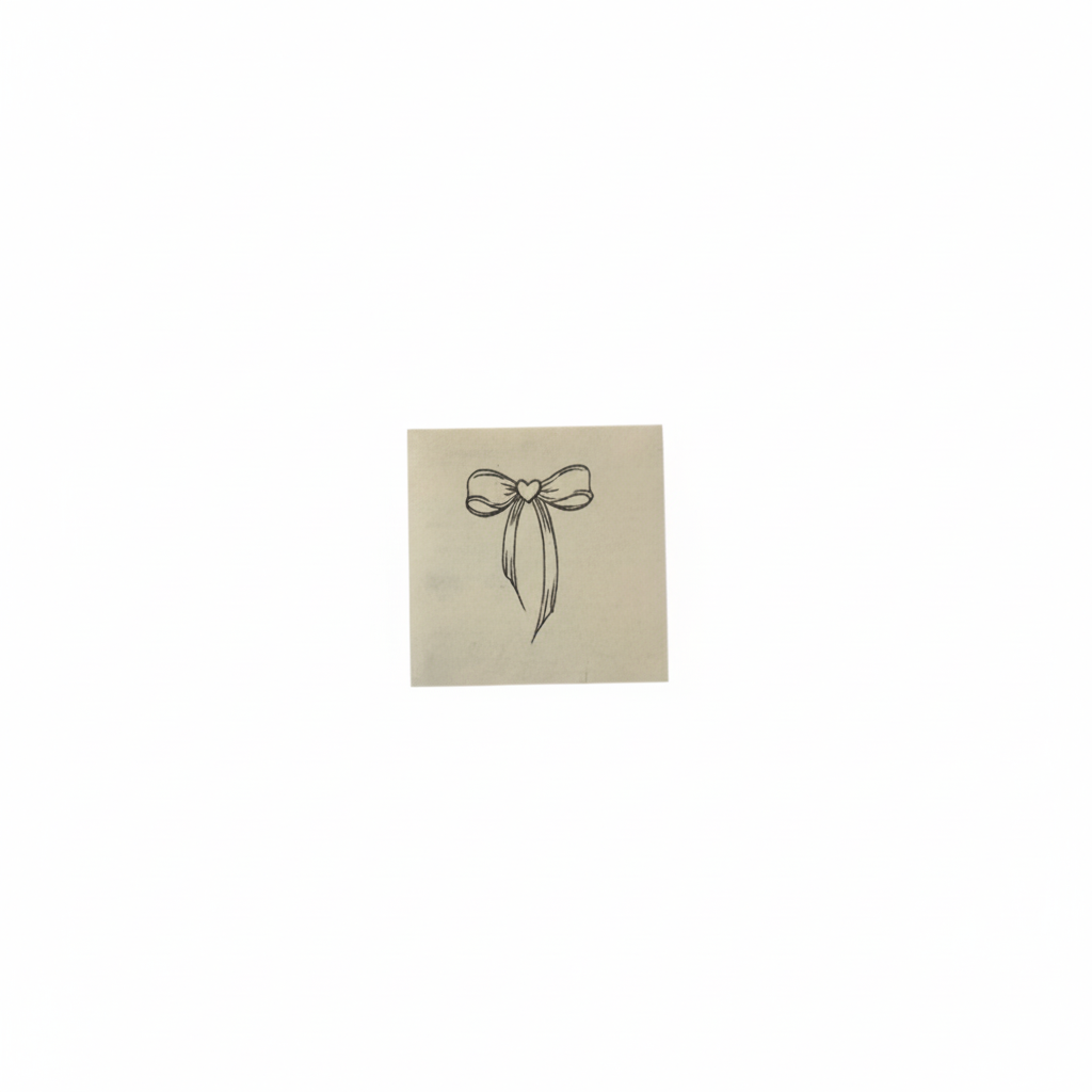 Ribbon Semi Permanent Tattoo
