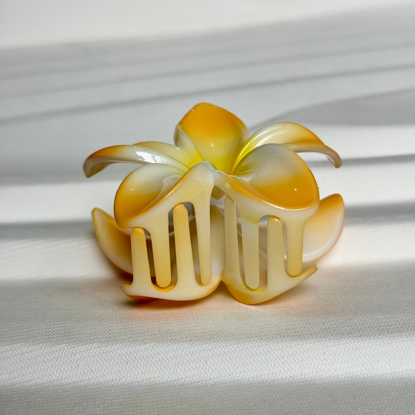 Sunset Flower Claw Clip