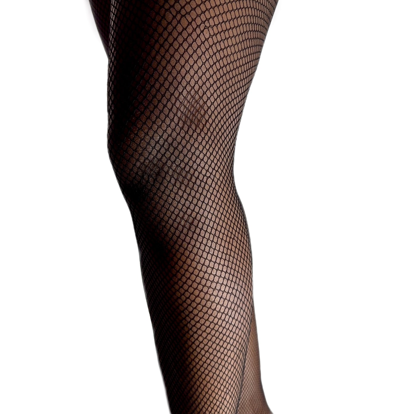 Small Holes Fishnet Stockings Black