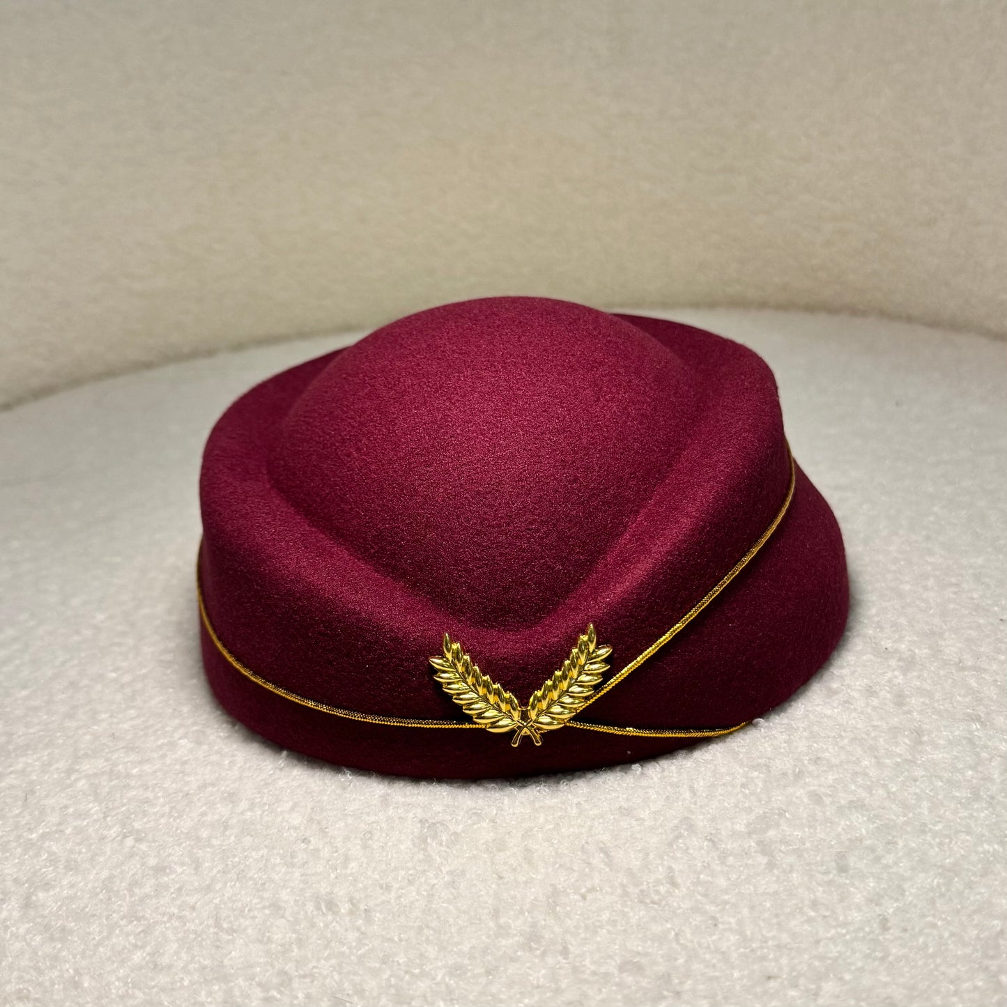 The Stewardess Hat Burgundy