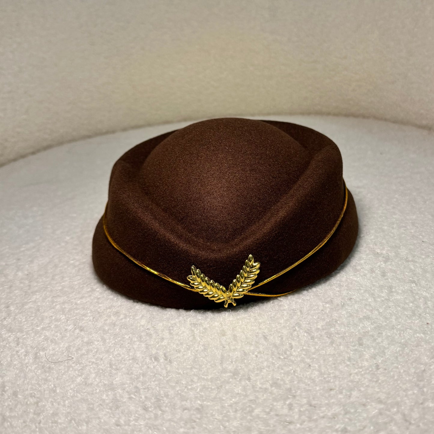 The Stewardess Hat Dark Brown