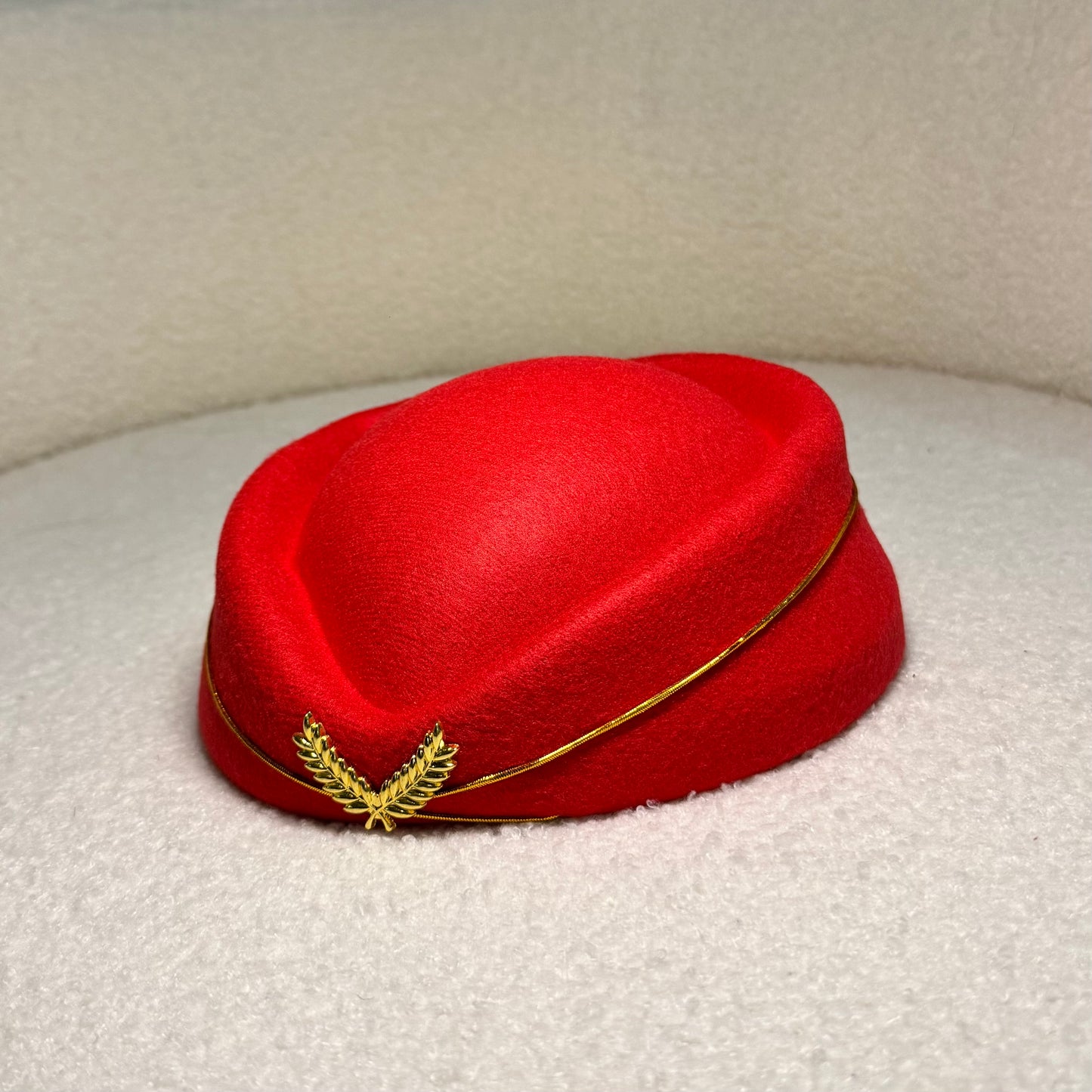 The Stewardess Hat Red
