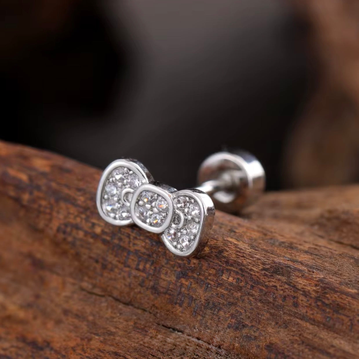 Bow Ear Stud