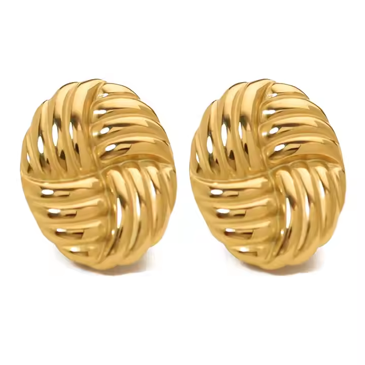 Gigi Gold Earrings - Queenlybypinupqueens Default Title