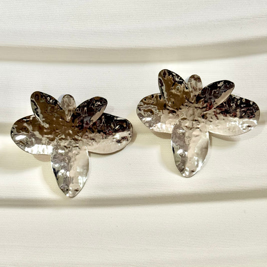 Petal Rebel Earrings Silver