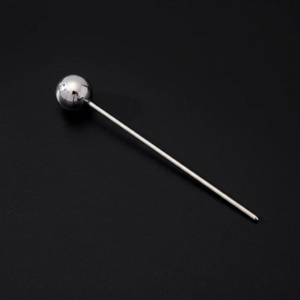 Silver Ball Hairpin