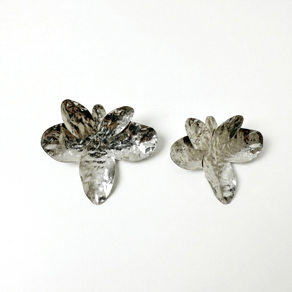 Petal Rebel Earrings Silver