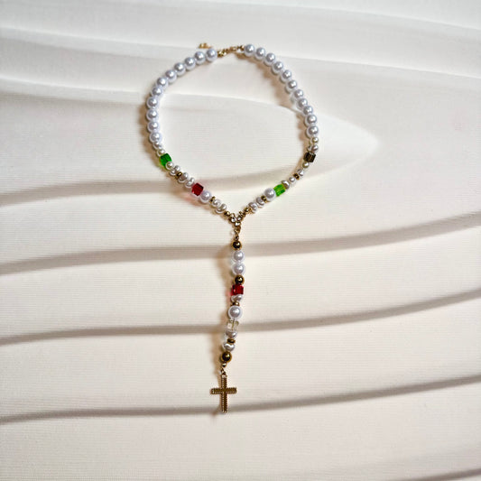 Rosa Pearl Necklace