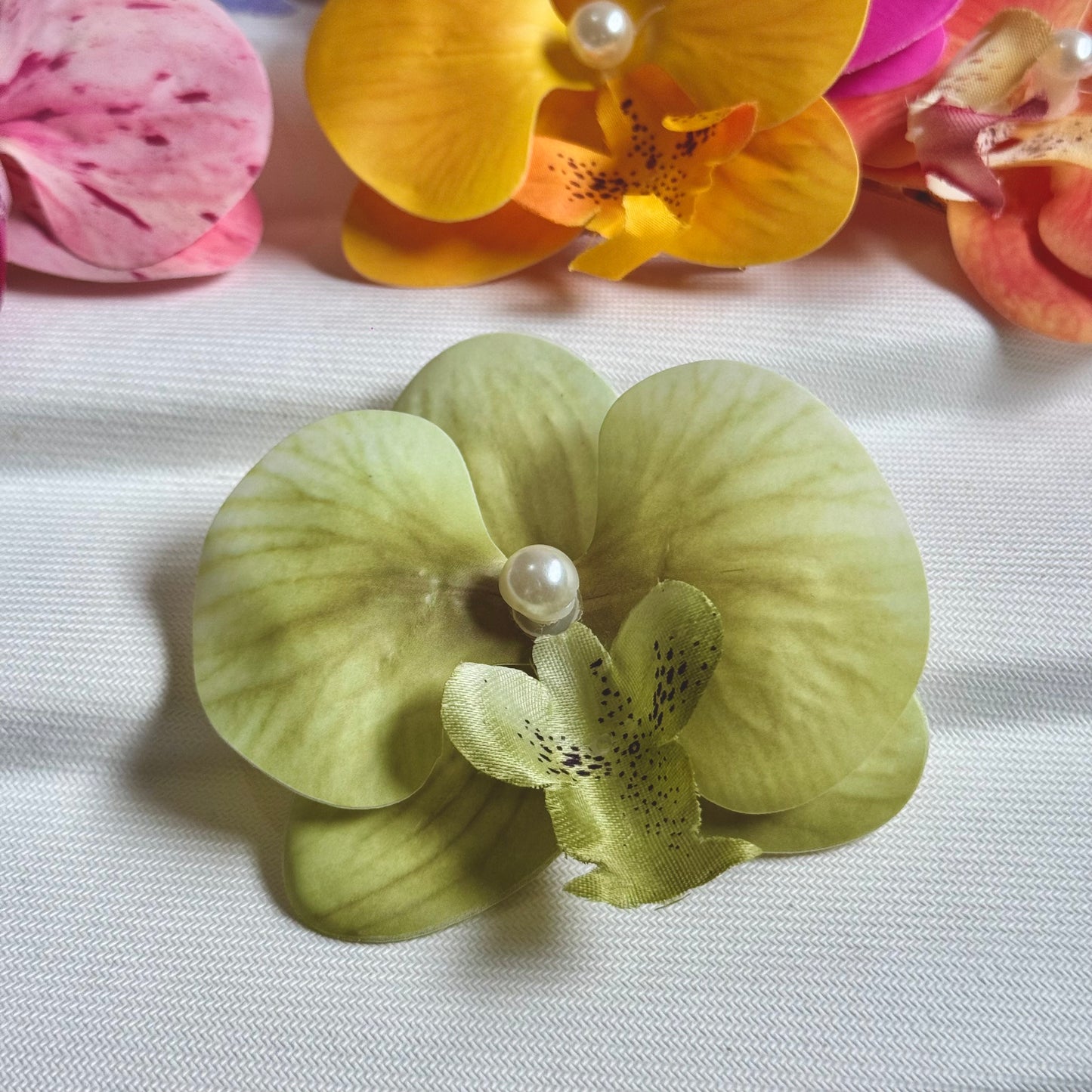 Orchid Hair Clip