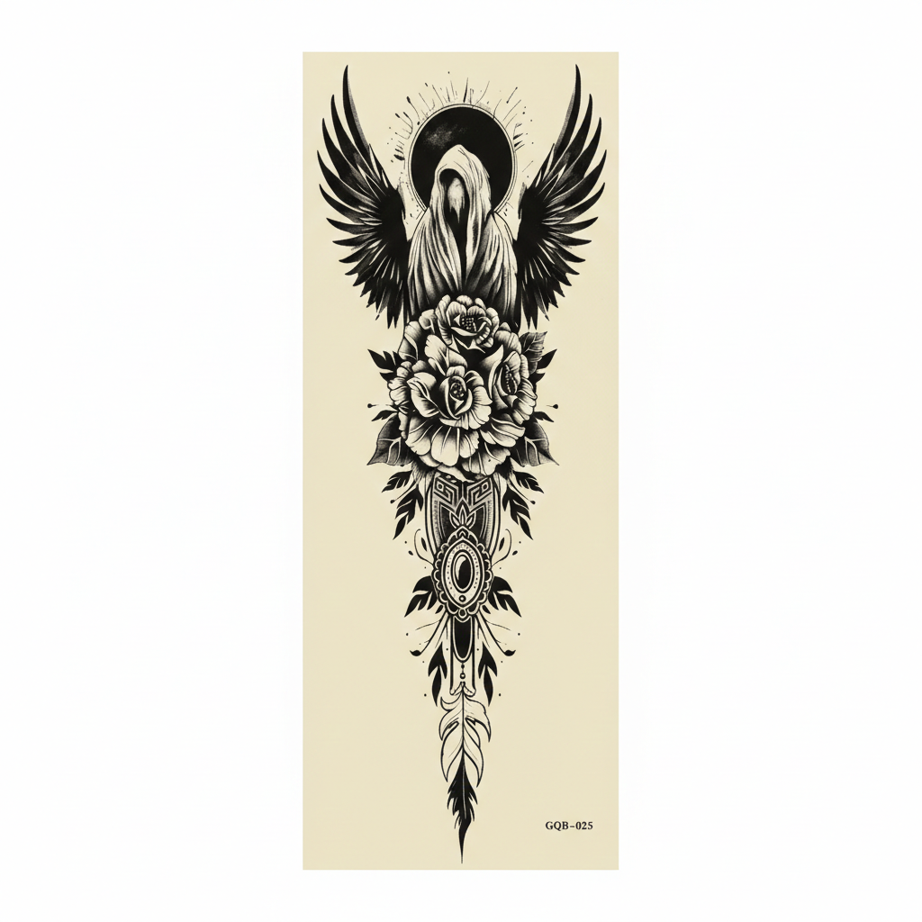 Angel Instant Sleeve Tattoo