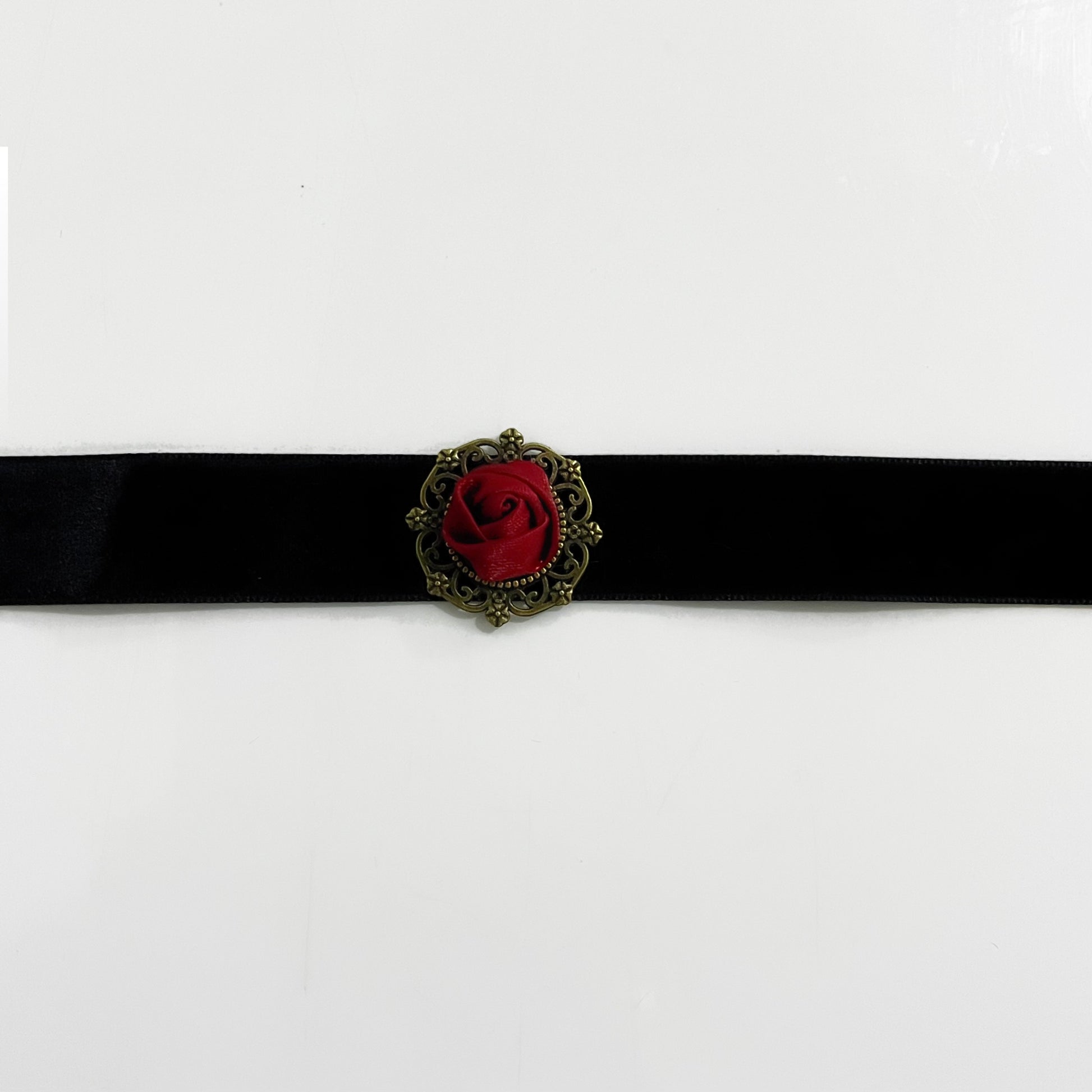 Vintage Rose Choker - Queenlybypinupqueens Default Title