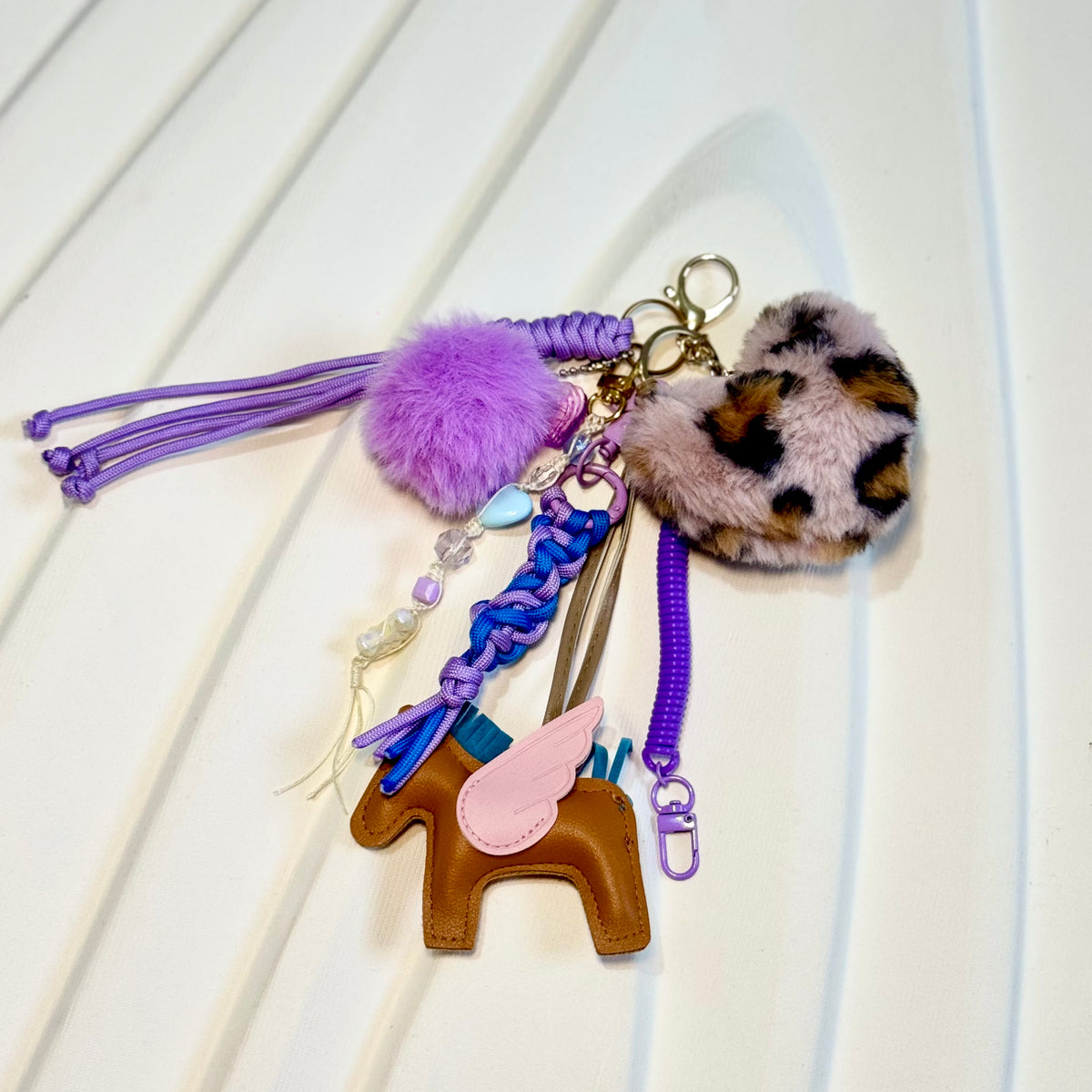 Pegasus Keychain Set