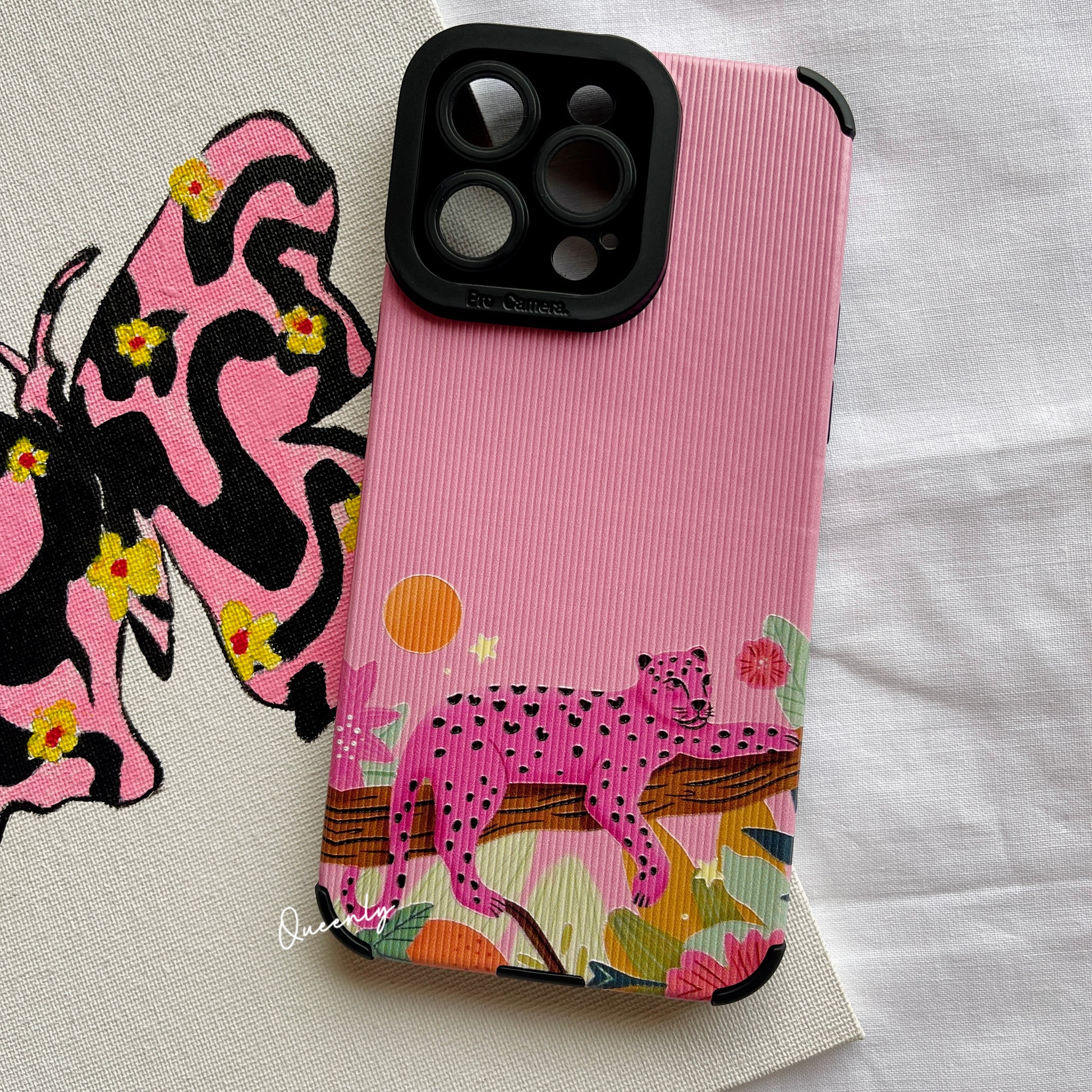 Retro Leopard Phone Case - Queenlybypinupqueens 13 Pro Max