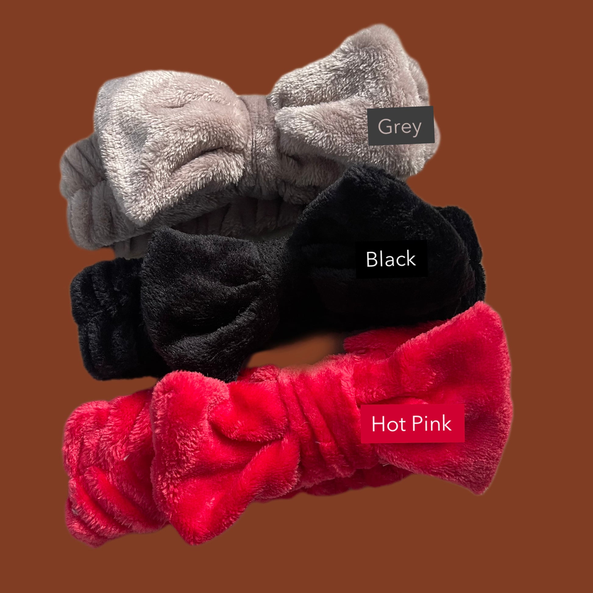 Plain Glam Headbands - Queenlybypinupqueens Black