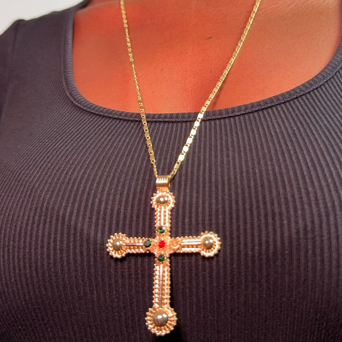 Marie Cross Necklace