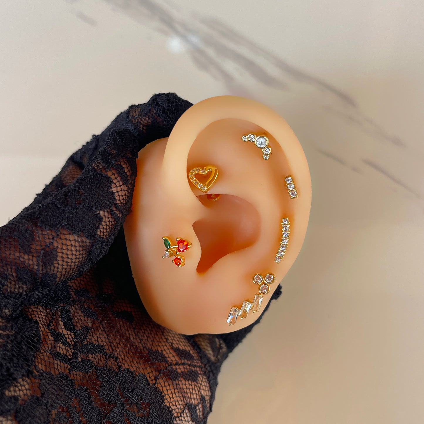 Mini Baguette Ear Stud